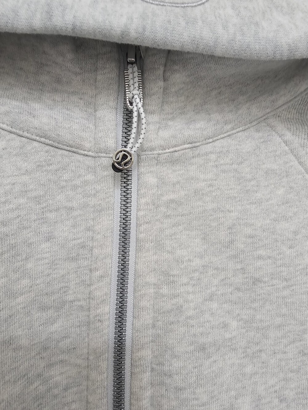 lululemon Scuba Oversized Light Heather Gray Half-Zip Hoodie Sweater SizeXl/XLL - Picture 11 of 16